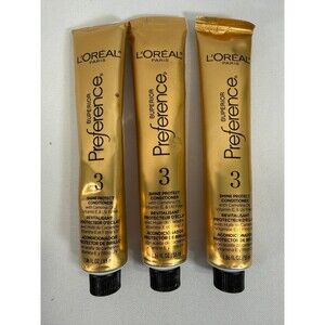 (3) Loreal Paris SUPERIOR PREFERENCE Care Supreme 3 Color & Shine Conditioner